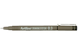 Fineliner Artline technisch 0.3mm zwart