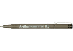 Fineliner Artline technisch 0.5mm zwart