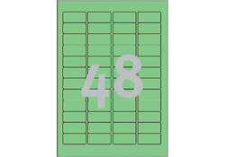 Etiket Avery Zweckform L6040-20 45.7x21.2mm groen 960stuks