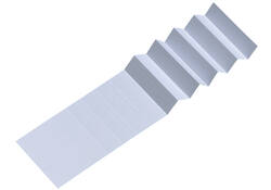Ruiterstrook voor Djois Alzicht hangmappen 65mm wit 25 stuks