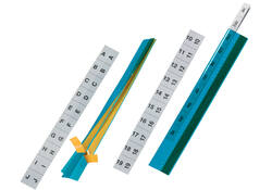 Tabstroken Durable zelfklevend glashelder 5x20cm
