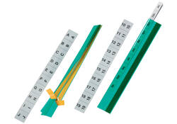 Tabstroken Durable zelfklevend glashelder 5x20cm