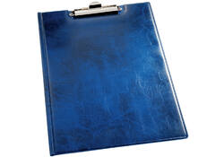 Klembordmap Durable 2355 met kopklem en insteek blauw