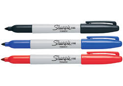 Viltstift Sharpie rond fijn blauw