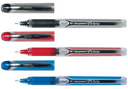 Rollerpen PILOT Hi-Tecpoint V5 Grip fijn rood
