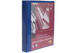 Presentatieringband Multo A4 23-rings O-mech 25mm blauw