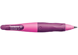 Vulpotlood STABILO Easyergo HB 3.15mm linkshandig roze/lila incl puntenslijper blister à 1 stuk