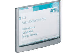Deurbordje Durable Click sign 149x105.5mm grafiet
