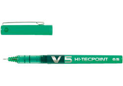 Rollerpen PILOT Hi-Tecpoint V5 fijn groen