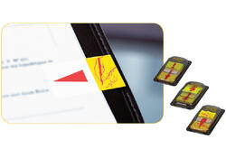 Indextabs Post-it 68031 25,4x43.2mm " hier ondertekenen" geel