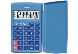 Rekenmachine Casio basisschool blauw