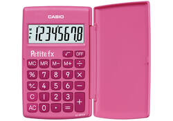 Rekenmachine Casio basisschool roze