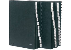 Bureaumap Leitz A4 A-Z hardboard gewolkt