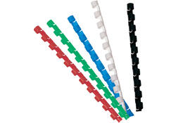 Bindrug GBC 19mm 21rings A4 blauw 100stuks
