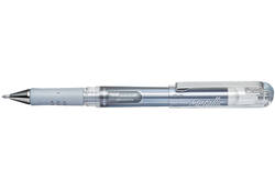 Gelschrijver Pentel K230M medium metallic zilver