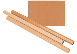 Inpakpapier Kraft gestreept 60gr 100cmx10m op rol