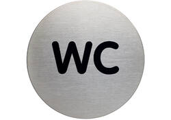 Infobord pictogram Durable 4907 wc rond 83Mm