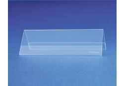Tafelnaambord Sigel TA132 190x60mm 2-zijdig transparant