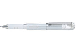 Gelschrijver Pentel K230M medium metallic wit