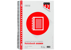 Collegeblok Quantore A4 ruit 5mm 23-gaats 100vel 70gr