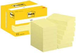 Memoblok Post-it 656 51x76mm canary yellow