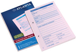 Kasbewijs Djois Atlanta uitgaaf A6 100 vel roze