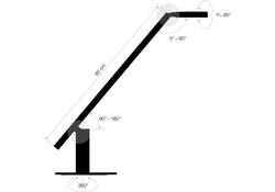 Bureaulamp Luctra Lite Zwart