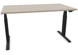 S-Line 140x80cm - Zwart / Oak Light