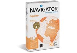 Kopieerpapier Navigator Organizer (BE) A4 80gr wit 2-Gaats Geperforeerd