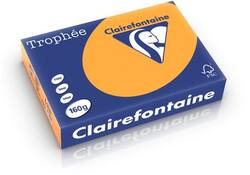 Kopieerpapier Clairefontaine Trophee 80gr A4 pastel oranje
