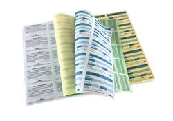 Durable Visitors Book 100 Navulling, Naamkaartjes 60 × 90 mm, Wit