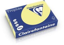 Kopieerpapier Clairefontaine Trophee (BE) 120gr citroengeel A4 1207