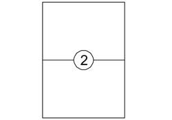 Etiket '086189 A4 210mm x148mm (standaard kleefkracht)