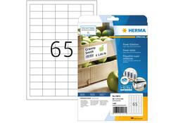 Etiket HERMA Power 10913 38.1x21.2mm wit 1625 stuks