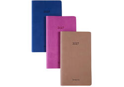 Agenda 2027 Brepols Interplan Colora 7dagen/2pag taupe, roze, dblauw