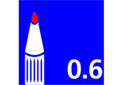 Viltstift edding 8011 rond cleanroom fijn zwart