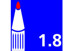 Viltstift PILOT 5071 whiteboard WBMAR rond medium rood
