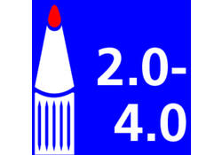Lakmarker edding 8750 industrie geel