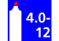 Viltstift edding 800 schuin 4-12mm blauw